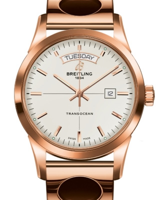 Wholesale Breitling Transocean Day Date Rose Gold R4531012 / G752 / 220R replica watches